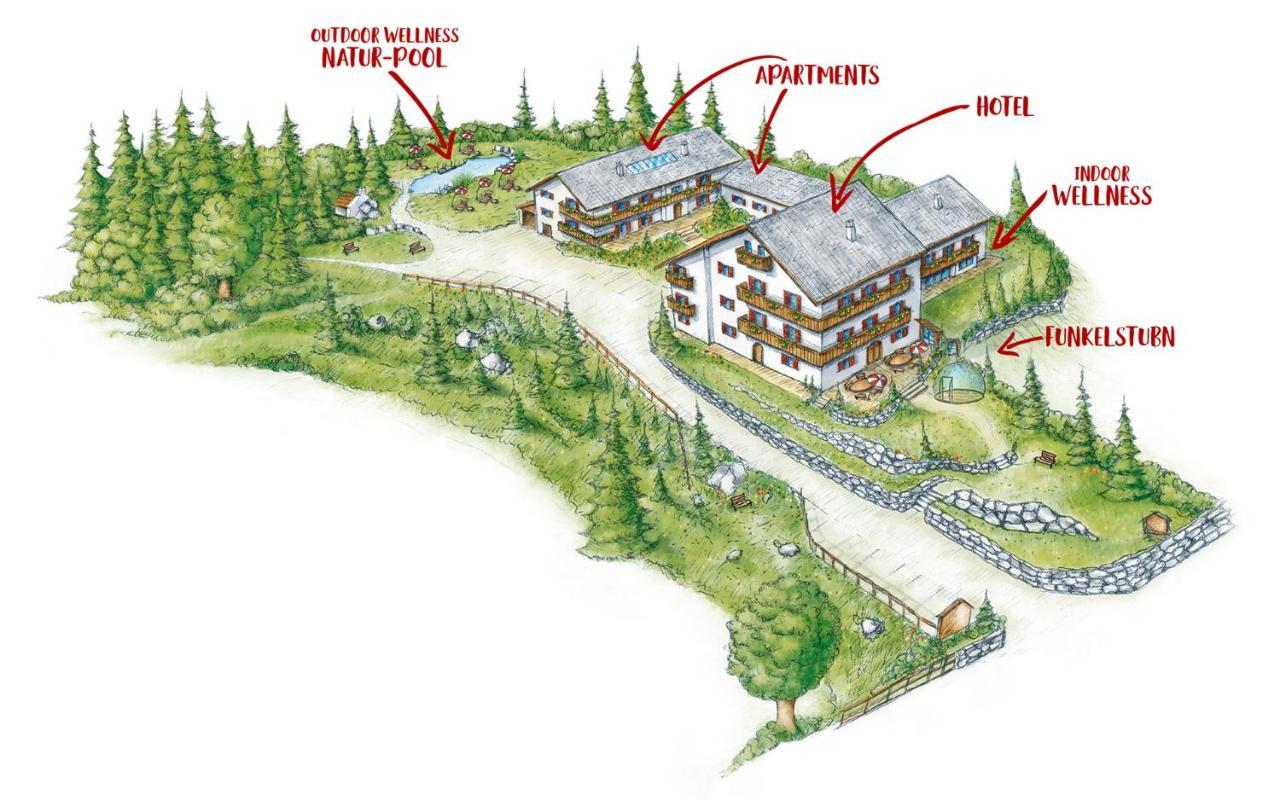 Bayern Resort Hotel - Adults Only - Mit Zugspitzblick - Eibsee-Naehe - Wellnessbereich - Naturpool Im Sommer Grainau Esterno foto
