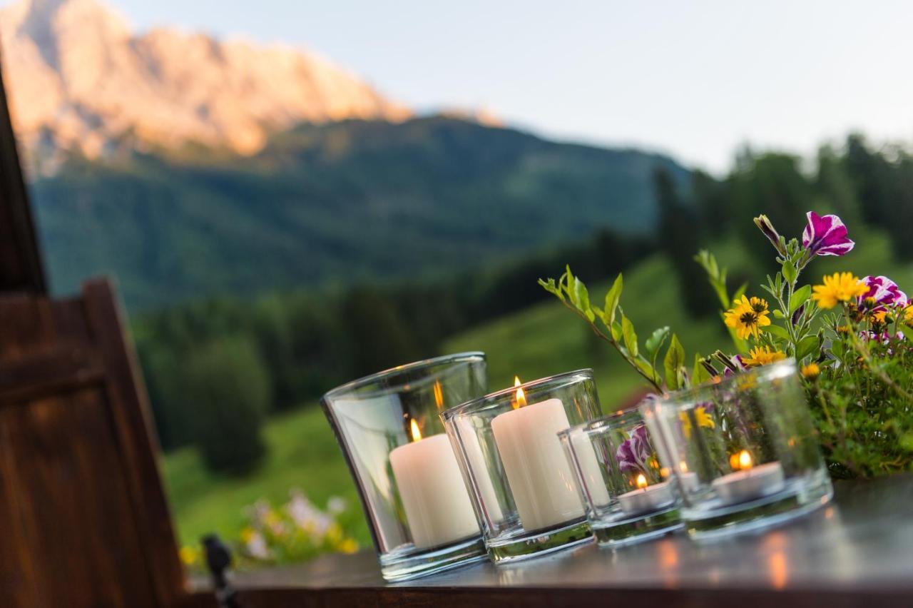 Bayern Resort Hotel - Adults Only - Mit Zugspitzblick - Eibsee-Naehe - Wellnessbereich - Naturpool Im Sommer Grainau Esterno foto